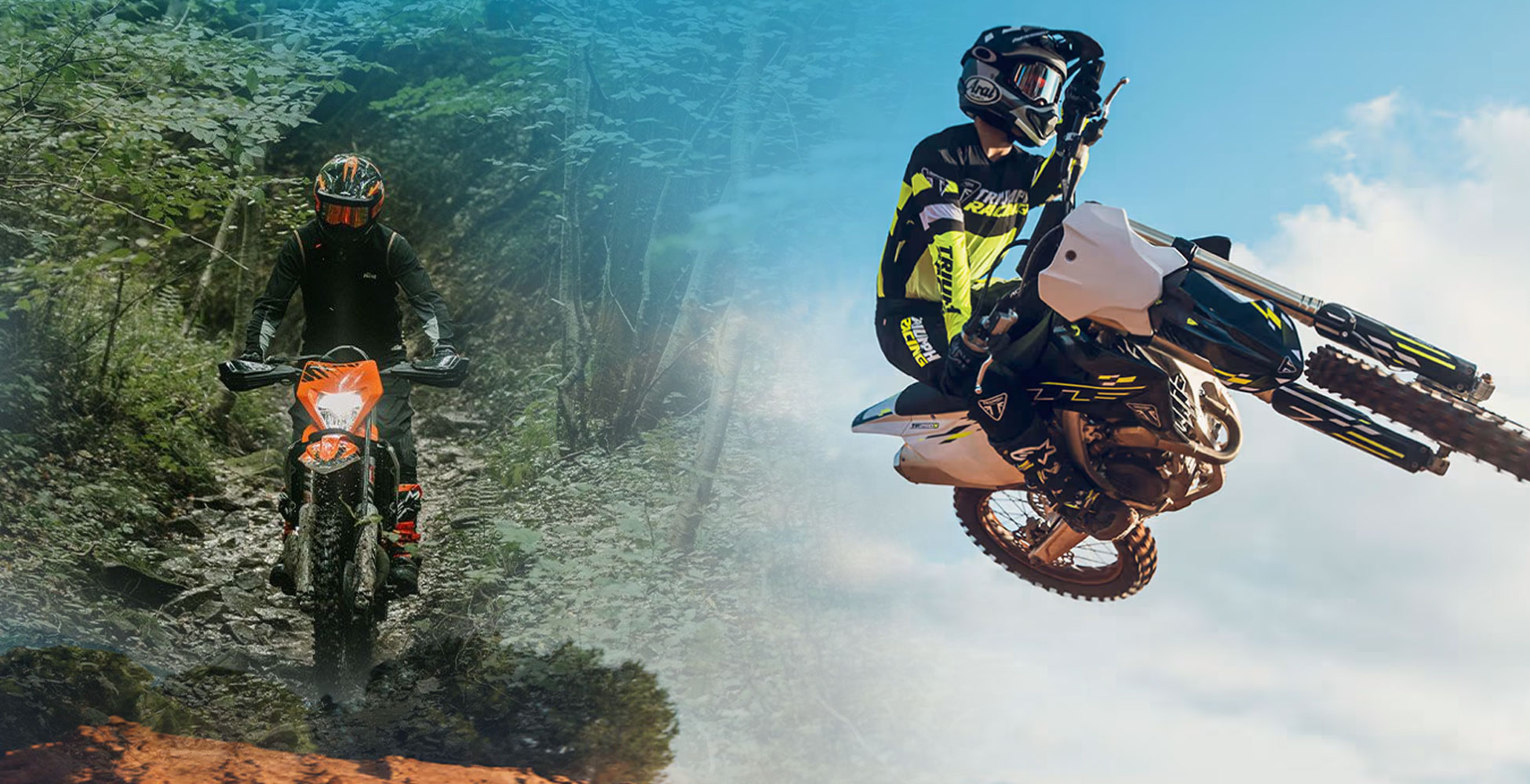 KTM e TRIUMPH OFFROAD